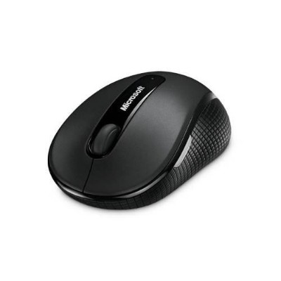 Microsoft D5D 00001 Wireless Mobile Mouse 4000 Mouse optical 4 buttons wireless 2.4 GHz USB wireless receiver graphite