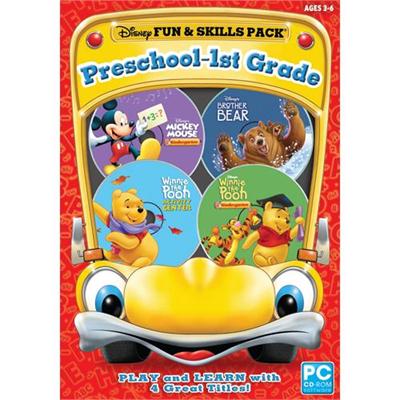 Disney Fun & Skills Preschool-1st Grade combines learning and fun in four great titles packed with adventures  activities and educational obstacles  all designed to encourage