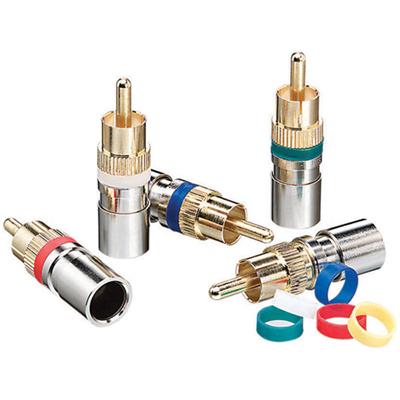 OmniCONN RG-6 Compression RCA Connectors - video / audio connector