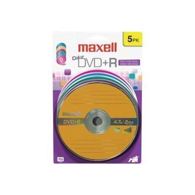Maxell 639031 DVD R Colour 5 x DVD R 4.7 GB 120min 16x blister