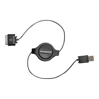sleekSYNC - iPad / iPhone / iPod charging / data cable - Hi-Speed USB - 4 pin USB Type A (M) - Apple Dock connector - 2.7 ft