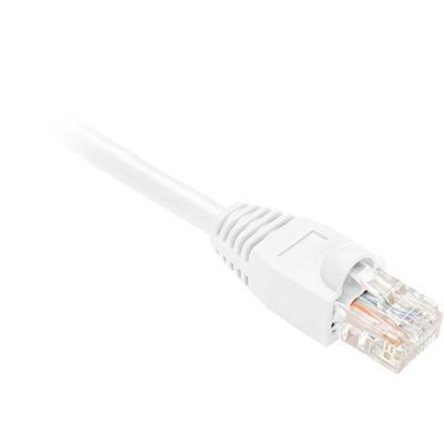 Unirise USA PC6 25F WHT S 25ft White Cat6 Patch Cable UTP Snagless