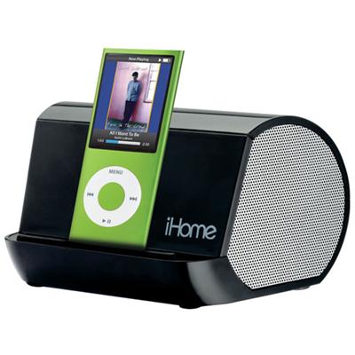 PORTABLE MP3 PLAYER STEREO SPKR SYS BLK