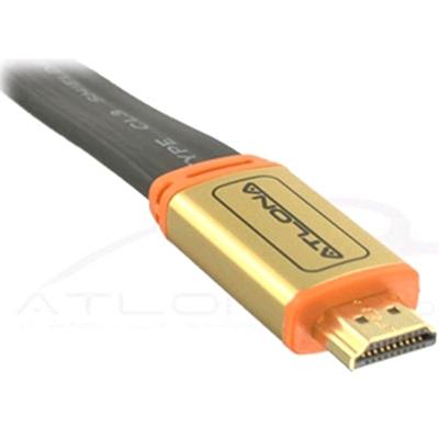 10M (33ft) Flat HDMI Cable - Black