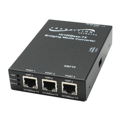 Transition SBFTF1010 130 NA Stand Alone Redundant Link Protector Network bypass unit 3 ports 10Mb LAN 100Mb LAN