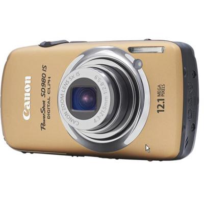 PowerShot SD980 IS 12.1 Megapixel Digital Camera - Gold