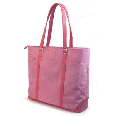 Komen Tote Pink Faux-Suede - notebook carrying case