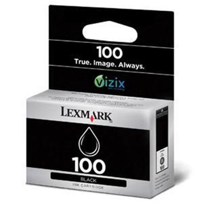 Lexmark 14N0820 Cartridge No. 100 Black original ink cartridge LRP for Prevail Pro704 Value Ink Prevail Pro709 Value Ink Prospect Pro209