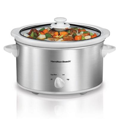 Hamilton Beach 33140v 4quart Oval Slow Cooker