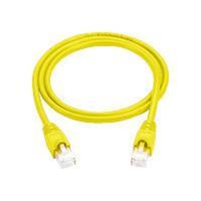 Black Box CAT5EPC 001 YL 5PAK Patch cable RJ 45 M to RJ 45 M 1 ft UTP CAT 5e molded snagless stranded yellow pack of 5
