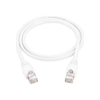 Black Box CAT5EPC 003 WH 5PAK Patch cable RJ 45 M to RJ 45 M 3 ft UTP CAT 5e molded snagless stranded white pack of 5