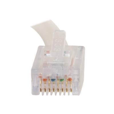 Cables To Go 22160 Cat5e Non Booted Unshielded UTP Network Patch Cable Patch cable RJ 45 M to RJ 45 M 75 ft CAT 5e white