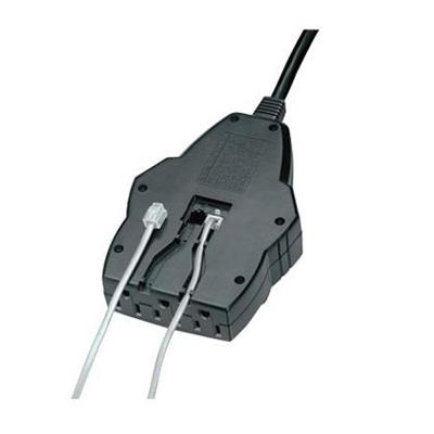 Fellowes 99091 Mighty Surge protector AC 120 V output connectors 8 Canada United States black