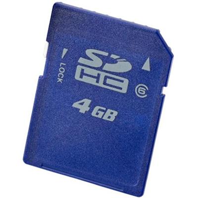 Flash memory card - 4 GB - SD