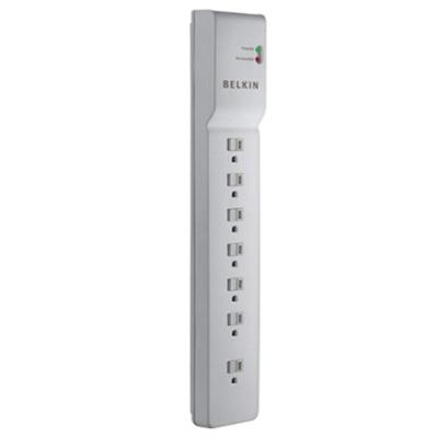 Belkin BE107000 06 CM Commercial Surge Protector Surge protector output connectors 7 white B2B