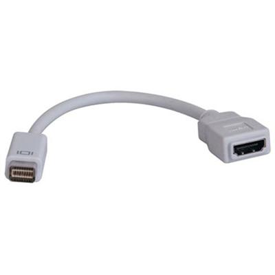 TrippLite P138-000-HDMI 8in Mini-DVI to HDMI Cable Adapter Mini-DVI (M) - HDMI (F). TrippLite P138-000-HDMI 8in Mini-DVI to HDMI Cable Adapter Mini-DVI (M) - HDMI (F).