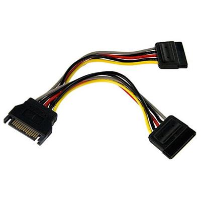 StarTech.com PYO2SATA 6in SATA Power Y Splitter Cable Adapter - M/F - 6in SATA power Y Cable - 6in SATA power Splitter StarTech.com PYO2SATA 6in SATA Power Y Splitter Cable Adapter - M/F - 6in SATA power Y Cable - 6in SATA power Splitter