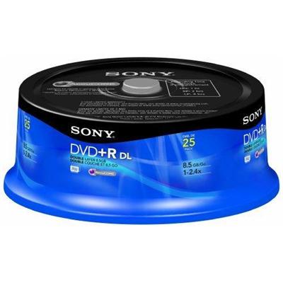 DPR85RS2 - DVD+R DL x 25 - 8.5 GB - storage media