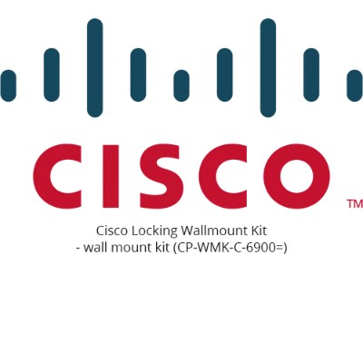 Cisco Cp-wmk-c-6900= Locking Wallmount Kit - Wall Mount Kit - Charcoal - For Unified Ip Phone 6921  6921 Slimline  6921 Standard  6941  6941 Slimline  6941 Stan