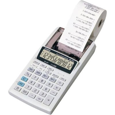 Casio HR8TM HR 8TM Printing calculator LCD 12 digits battery AC adapter