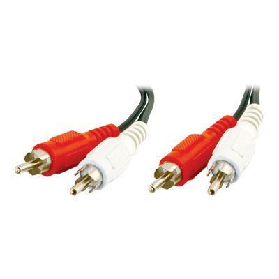 Cables To Go 40466 Value Series Rca Stereo Audio Cable - Audio Cable - Rca (m) - Rca (m) - 25 Ft - Shielded - Black