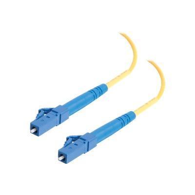 Cables To Go 37107 LC LC 9 125 OS1 Simplex Singlemode PVC Fiber Optic Cable Patch cable LC single mode M to LC single mode M 33 ft fiber optic 9