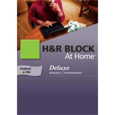 Click here to buy H&R Block At Home Deluxe + eFile 2009 formerly Taxcut - No State by Block Financial.