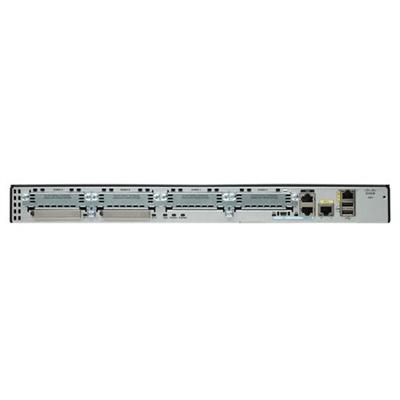 Cisco C2901 VSEC K9 2901 Voice Security Bundle Router voice fax module GigE WAN ports 2 rack mountable wall mountable
