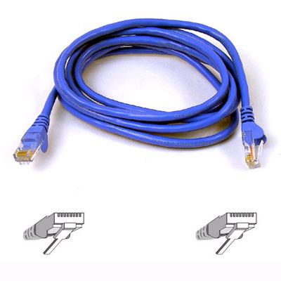 Belkin A3L980 07 BLU S High Performance Patch cable RJ 45 M to RJ 45 M 7 ft UTP CAT 6 molded snagless blue for Omniview SMB 1x16 SMB 1x8