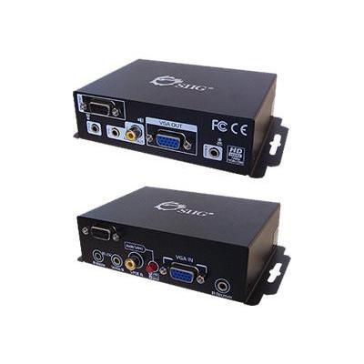 VGA & RS-232 & Audio CAT5 Extender with RGB Delay Control - Video/audio/serial extender - external - up to 1000 ft