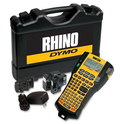 Dymo 1756589 Rhino 5200 Hard Case Kit Labelmaker monochrome thermal transfer Roll 0.75 in