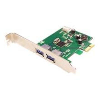 DP SuperSpeed USB 2-Port PCIe - USB adapter - 2 ports