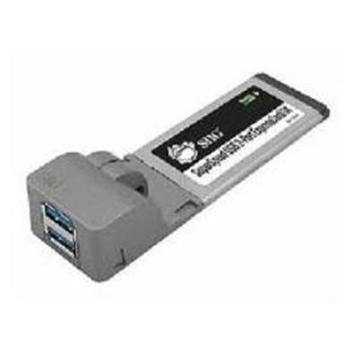 SuperSpeed USB 2-Port ExpressCard/34 - USB adapter - 2 ports