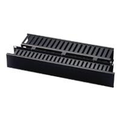 Cables To Go 03747 2u Horizontal Front and Rear Cable Management Panel Cable management panel black 2U