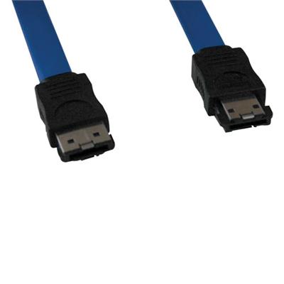 TrippLite P950-02M eSATA SATA-II External Signal Shielded Cable (7Pin/7Pin) 6-ft. (2M) TrippLite P950-02M eSATA SATA-II External Signal Shielded Cable (7Pin/7Pin) 6-ft. (2M)