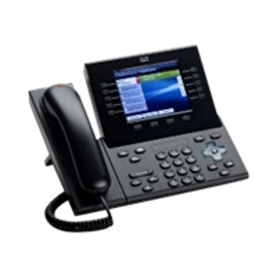 Cisco Cp-8961-cl-k9= Unified Ip Phone 8961 Slimline - Video Phone - Sip - Multiline - Charcoal Gray