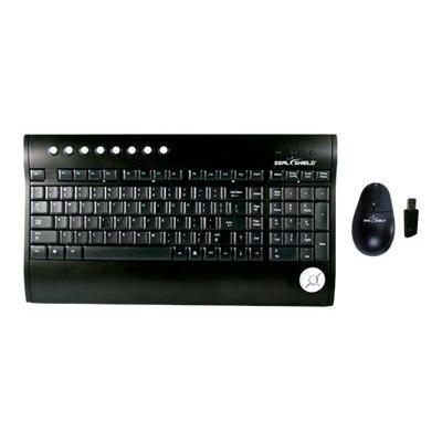Silver Surf Wireless Multimedia Keyboard and Wireless Laser Mouse Combo - keyboard and mouse set