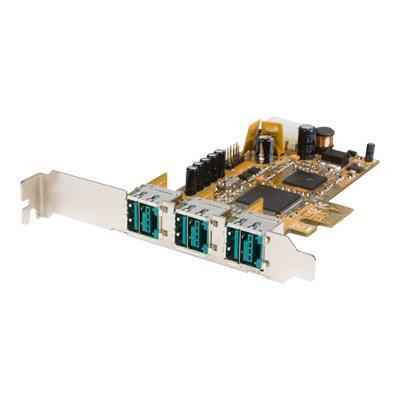 3 Port PCI Express 12V Powered USB Adapter Card USB Plus Power - USB adapter - 3 ports