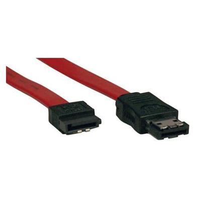 TrippLite P952 003 3ft Transition Cable SATA to eSATA 7Pin 7Pin M M 3 SATA to eSATA cable Serial ATA 150 300 SATA F to eSATA F 3 ft red