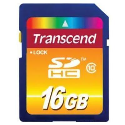 Transcend TS16GSDHC10 Flash memory card 16 GB Class 10 SDHC