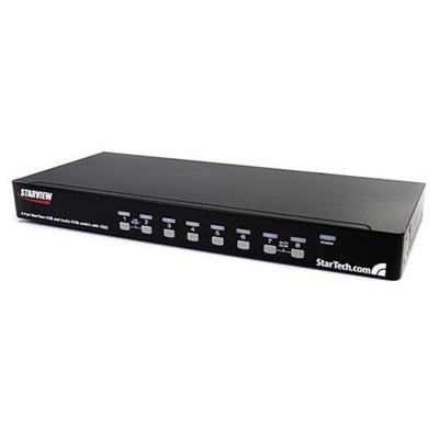 StarTech.com SV831DUSBAU 8 Port Rack Mount USB VGA KVM Switch w/ Audio (Audio Cables Included) StarTech.com SV831DUSBAU 8 Port Rack Mount USB VGA KVM Switch w/ Audio (Audio Cables Included)