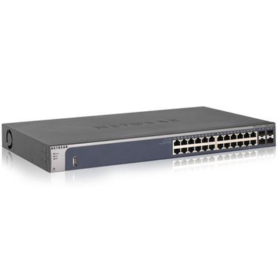 NetGear GSM7224-200NAS 24-Ports ProSafe GSM7224v2 Switch - Ethernet Fast Ethernet Gigabit Ethernet - 10Base-T 100Base-TX 1000Base-T + 4 x shared SFP (Empty) NetGear GSM7224-200NAS 24-Ports ProSafe GSM7224v2 Switch - Ethernet Fast Ethernet Gigabit Ethernet - 10Base-T 100Base-TX 1000Base-T + 4 x shared SFP (Empty)