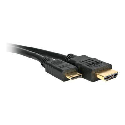 StarTech.com HDMIACMM6 6 ft High Speed HDMI Cable with Ethernet HDMI to HDMI Mini HDMI cable single link HDMI M to mini HDMI M 6 ft black