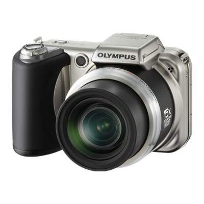 SP-600UZ - Digital camera - compact - 12.0 Mpix - optical zoom: 15 x - supported memory: SD SDHC - silver
