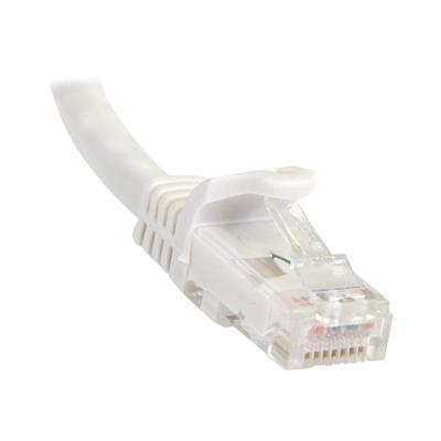 StarTech.com N6PATCH10WH 10ft White Gigabit Snagless RJ45 UTP Cat6 Patch Cable 10ft Patch Cord 10ft Cat 6 Patch Cable