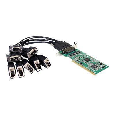 8 Port Low Profile RS232 PCI Serial Card with 16950 UART - serial adapter - 8 ports