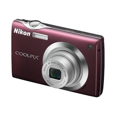 Coolpix S4000 Digital camera compact 120 Mpix optical zoom 4 x supported memory SD SDHC plum