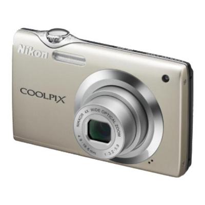 Coolpix S3000 Digital camera compact 120 Mpix optical zoom 4 x supported memory SD SDHC champagne silver