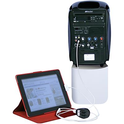 AmpliVox Sound Systems SW720 Compact Portable Wireless PA System with DVD Player and Bluetooth AmpliVox Sound Systems SW720 Compact Portable Wireless PA System with DVD Player and Bluetooth