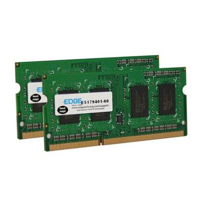 Edge Memory PE22545202 2GB (2X1GB) PC3-10600 DDR3 SDRAM SODIMM 240-pin Memory Module Edge Memory PE22545202 2GB (2X1GB) PC3-10600 DDR3 SDRAM SODIMM 240-pin Memory Module